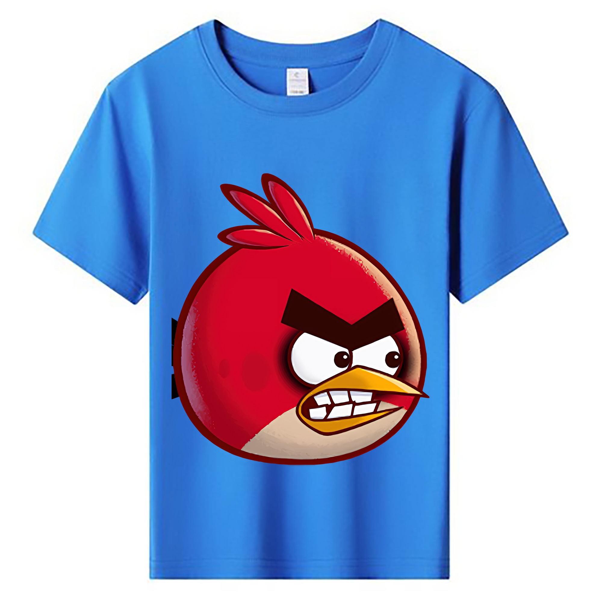 （画像用） Angry Birds アングリーバード 綿100％キッズTシャツ（フロントプリント）